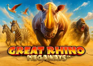 เครดิตฟรี20 Great Rhino Megaways ทดลองเล่นฟรี